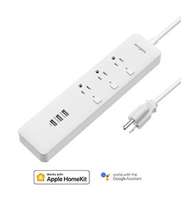 Works with Apple HomeKit, Three Independent AC Outlets