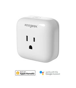 Works with Apple HomeKit & Google Assistant