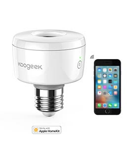 Works with Apple HomeKit, Light Bulb Adapter