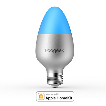 Smart Bulb Works with  Apple HomeKit, 16 Million Colors & Dimmable