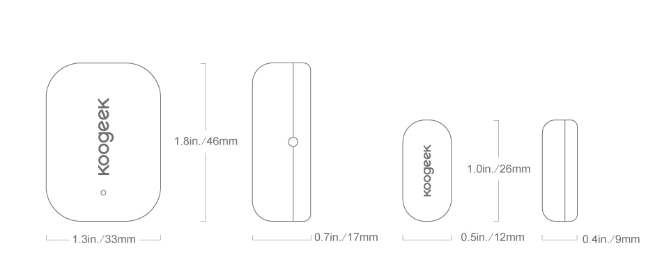 Smart Door and Window Sensor - Koogeek.com