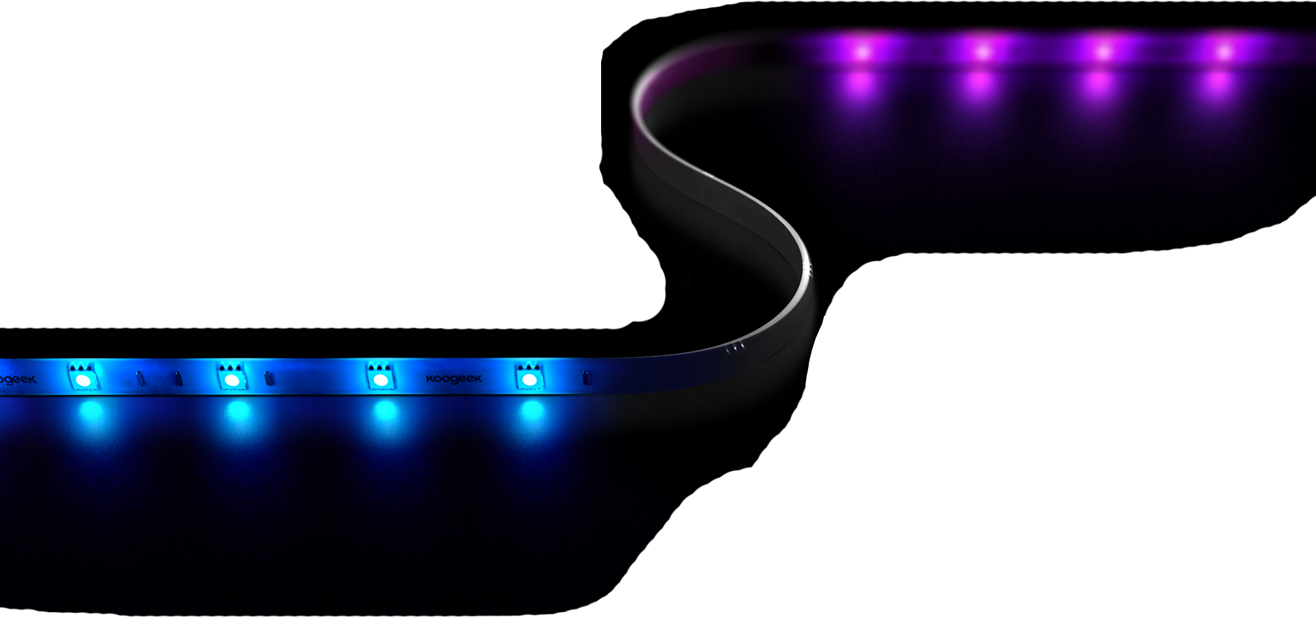 Perle Mundskyl På hovedet af Wi-Fi Enabled Smart LED Light Strip - Koogeek.com