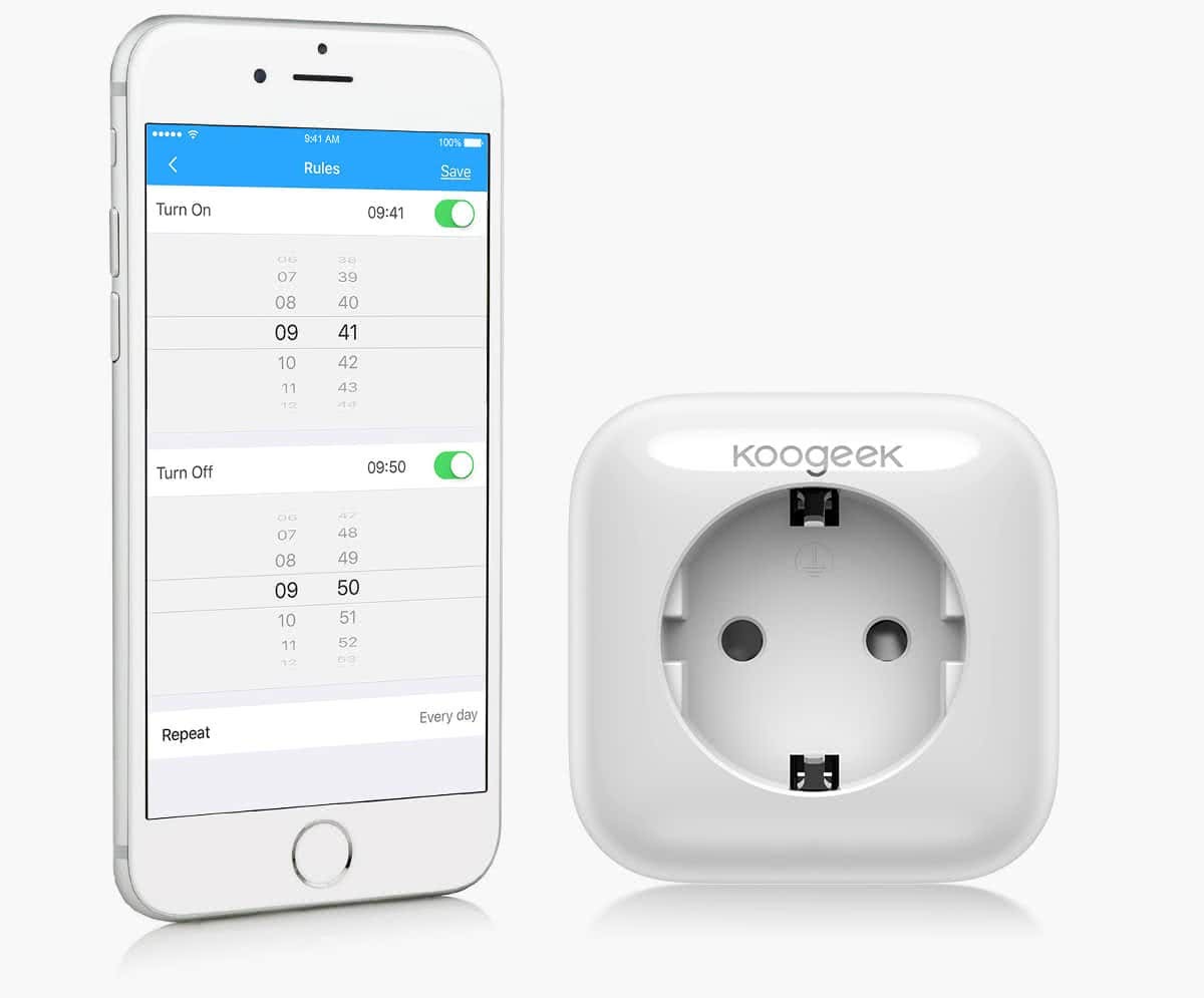 Sensor de Puerta Wifi Koogeek compatible con Android e iOS por